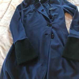 Size 6 sweater coat never worn